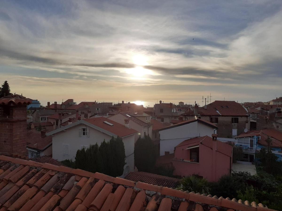 Kat-Y Terrace With Excellent View Lägenhet Piran Exteriör bild