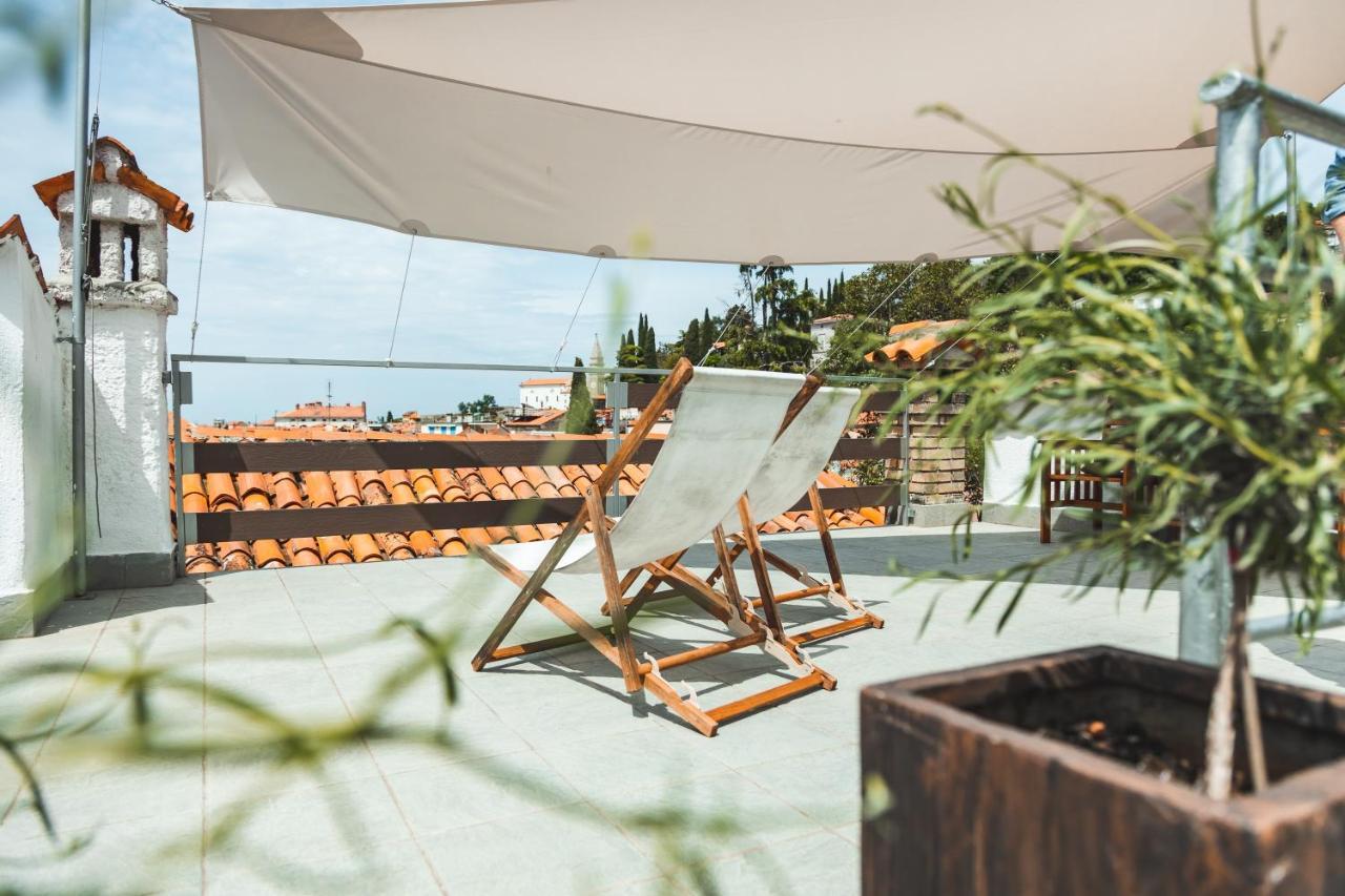 Kat-Y Terrace With Excellent View Lägenhet Piran Exteriör bild